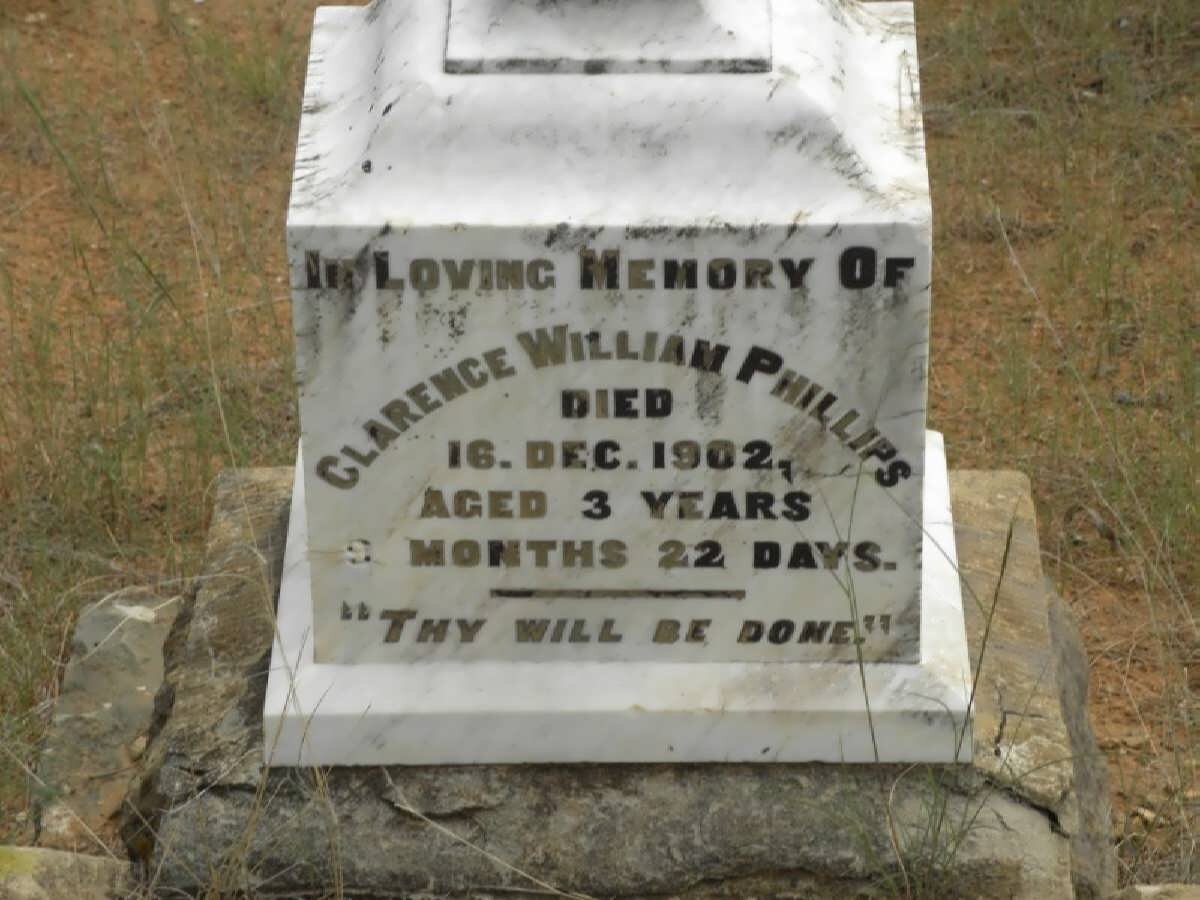 PHILLIPS Clarence William -1902