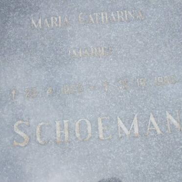 SCHOEMAN Maria Catharina 1952-1960