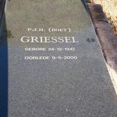 GRIESSEL P.J.H. 1947-2000