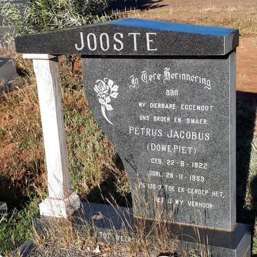 JOOSTE Petrus Jacobus 1922-1988