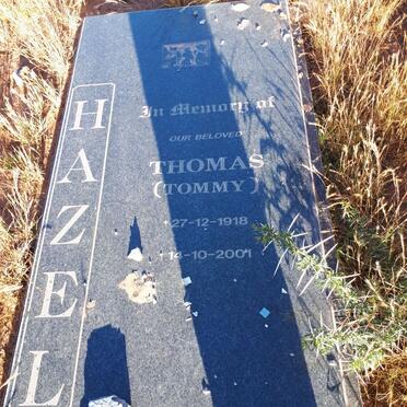 HAZEL Thomas 1918-2001