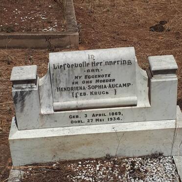 AUCAMP Hendriena Sophia nee KRUGER 1869-1934