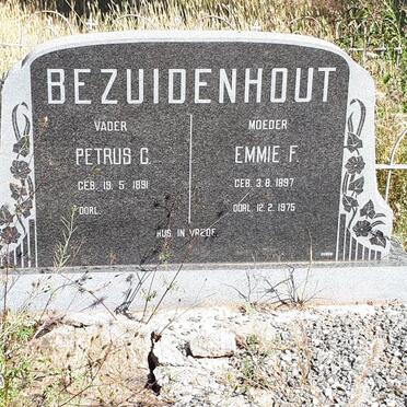 BEZUIDENHOUT Petrus C. 1891- &amp; Emmie F. 1897-1975