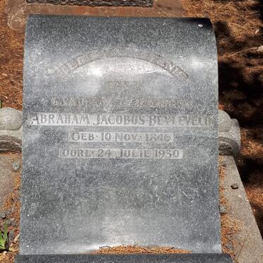 BEYLEVELD Abraham Jacobus 1846-1930