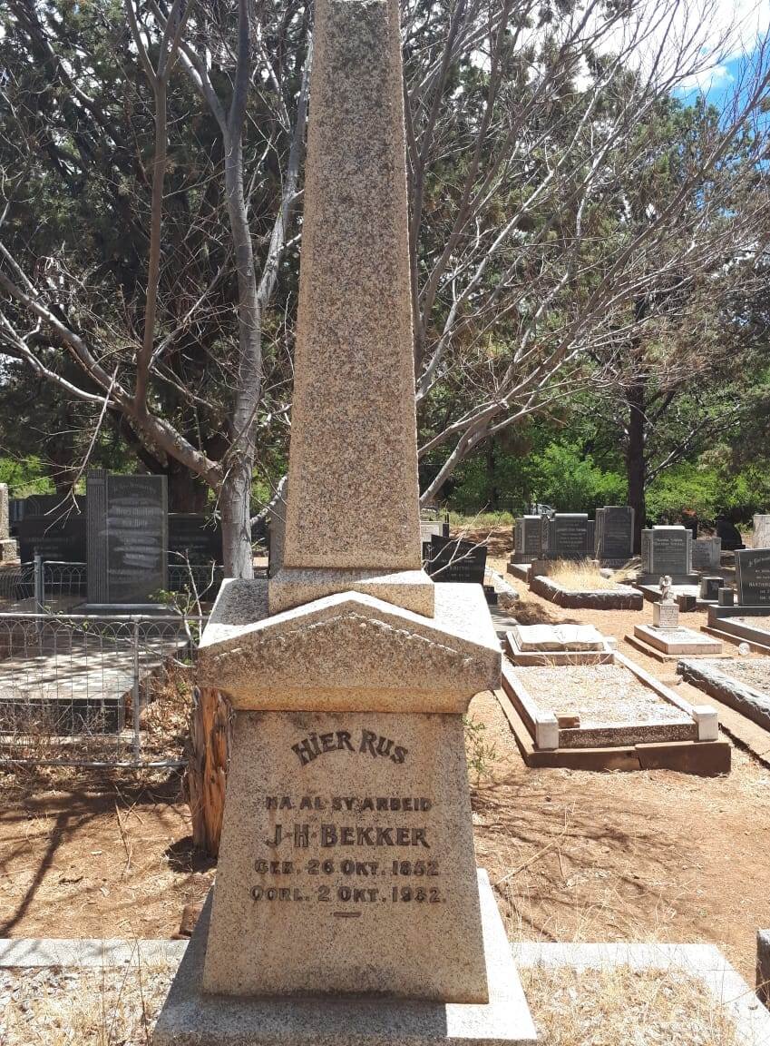 BEKKER J.H. 1852-1932