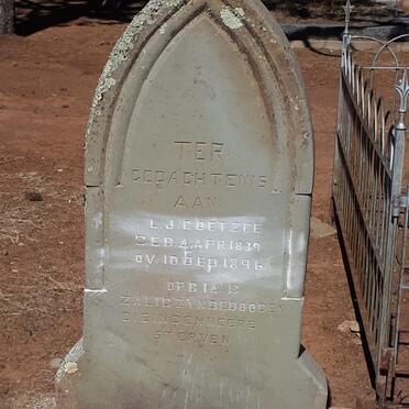 COETZEE L.J. 1839-1896