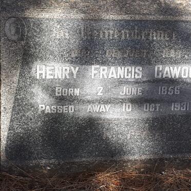 CAWOOD Henry Francis 1856-1931