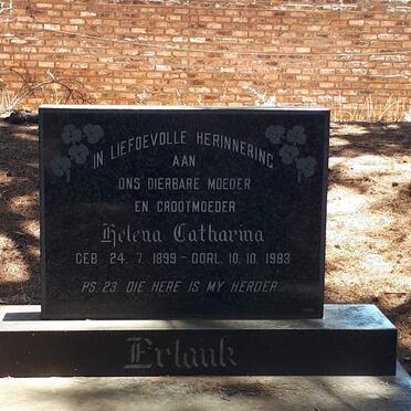 ERLANK Helena Catharina 1899-1983