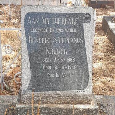 KRUGER Hendrik Stephanus 1868-1946