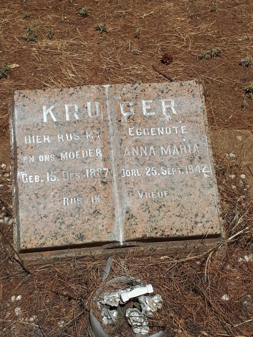 KRUGER Anna Maria 1887-1942