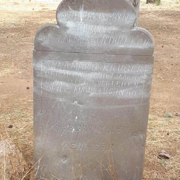 KRUGER Anna Maria 1916-1917