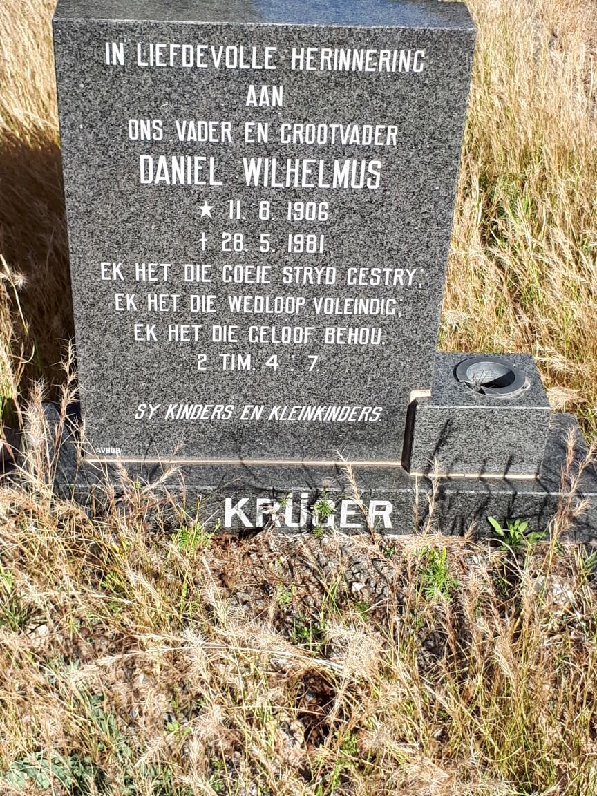 KRUGER Daniel Wilhelmus 1906-1981