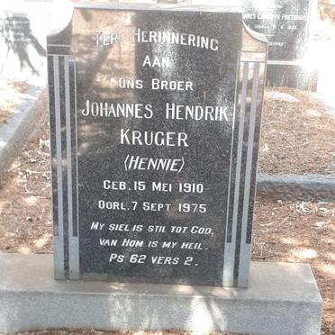 KRUGER Johannes Hendrik 1910-1975