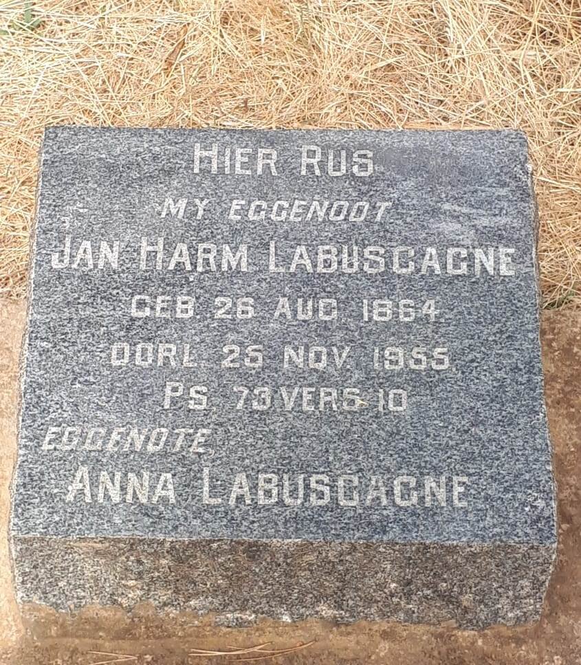 LABUSCAGNE Jan Harm 1864-1955