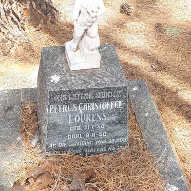 LOURENS Petrus Christoffel 1950-1950