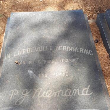 NIEMAND P.J. 1903-1966