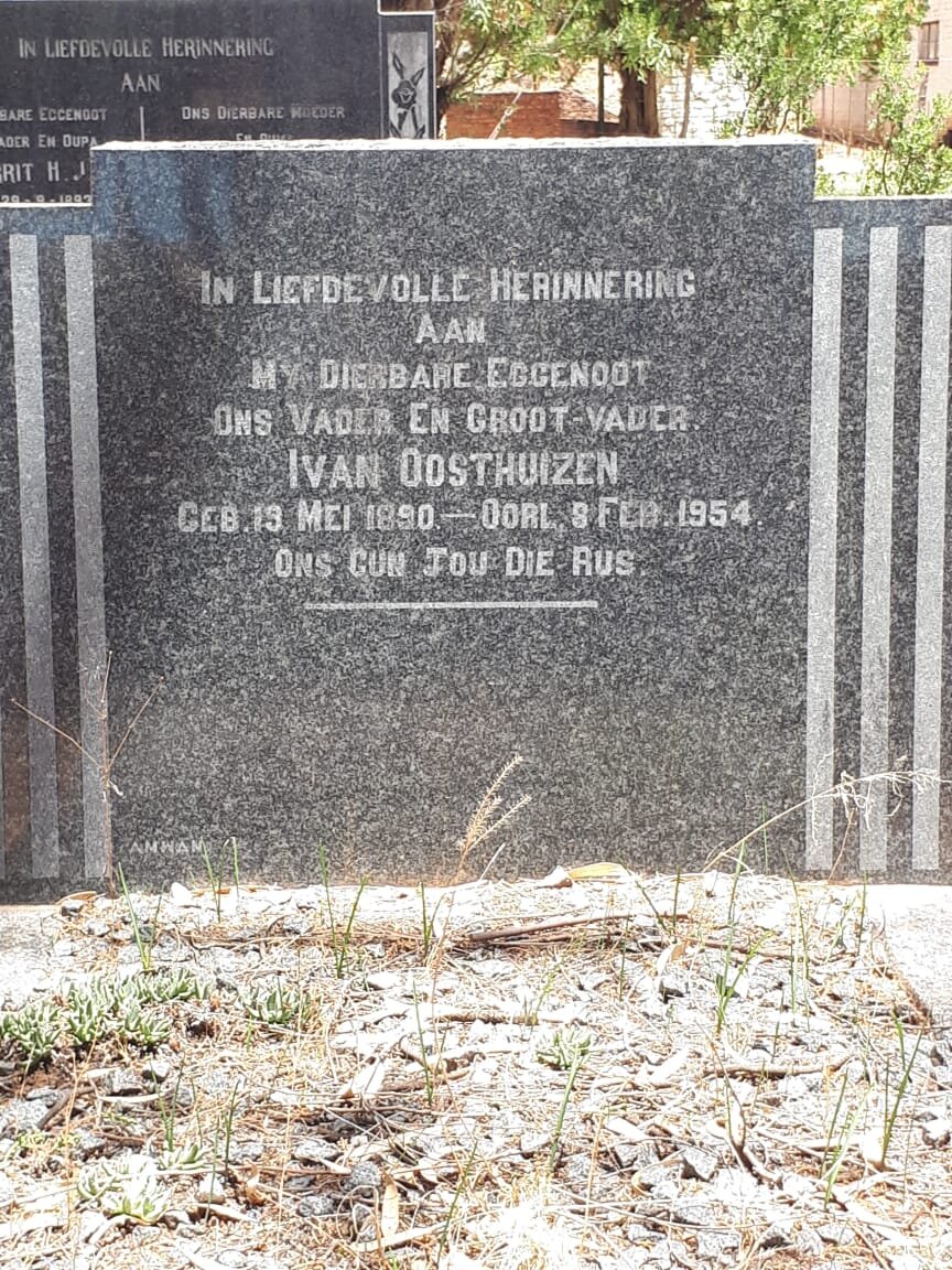 OOSTHUIZEN Ivan 1890-1954