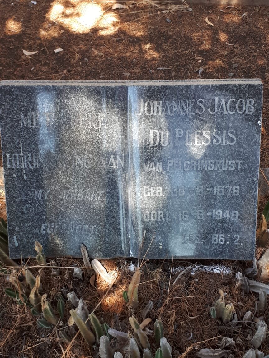 PLESSIS Johannes Jacob, du 1876-1949