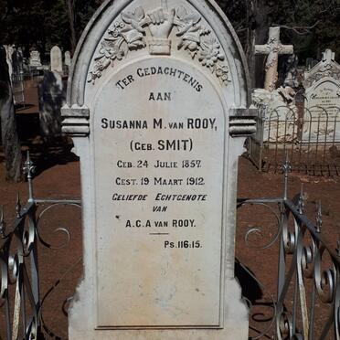 ROOY Susanna M., van nee SMIT 1857-1912