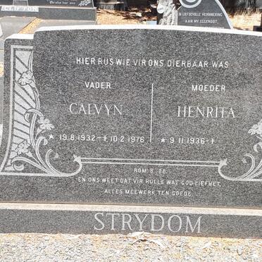 STRYDOM Calvyn 1932-1976 &amp; Henrita 1936-