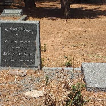 SHONE John Henry 1872-1966