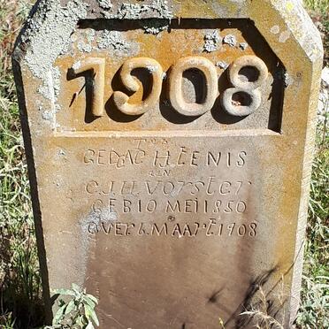 VORSTER C.J.H. 1850-1908