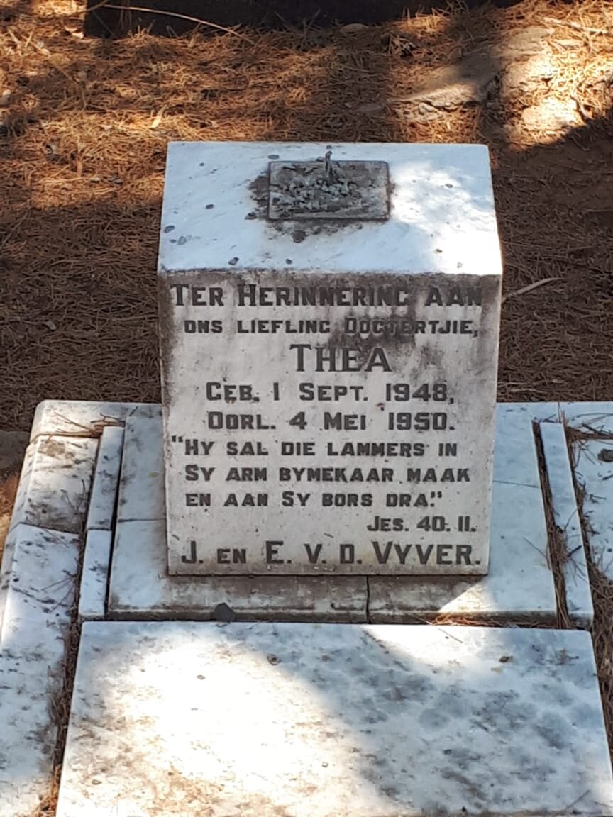 VYVER Thea, v.d. 1948-1950