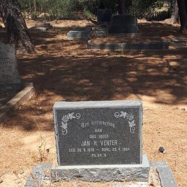 VENTER Jan H. 1879-1964