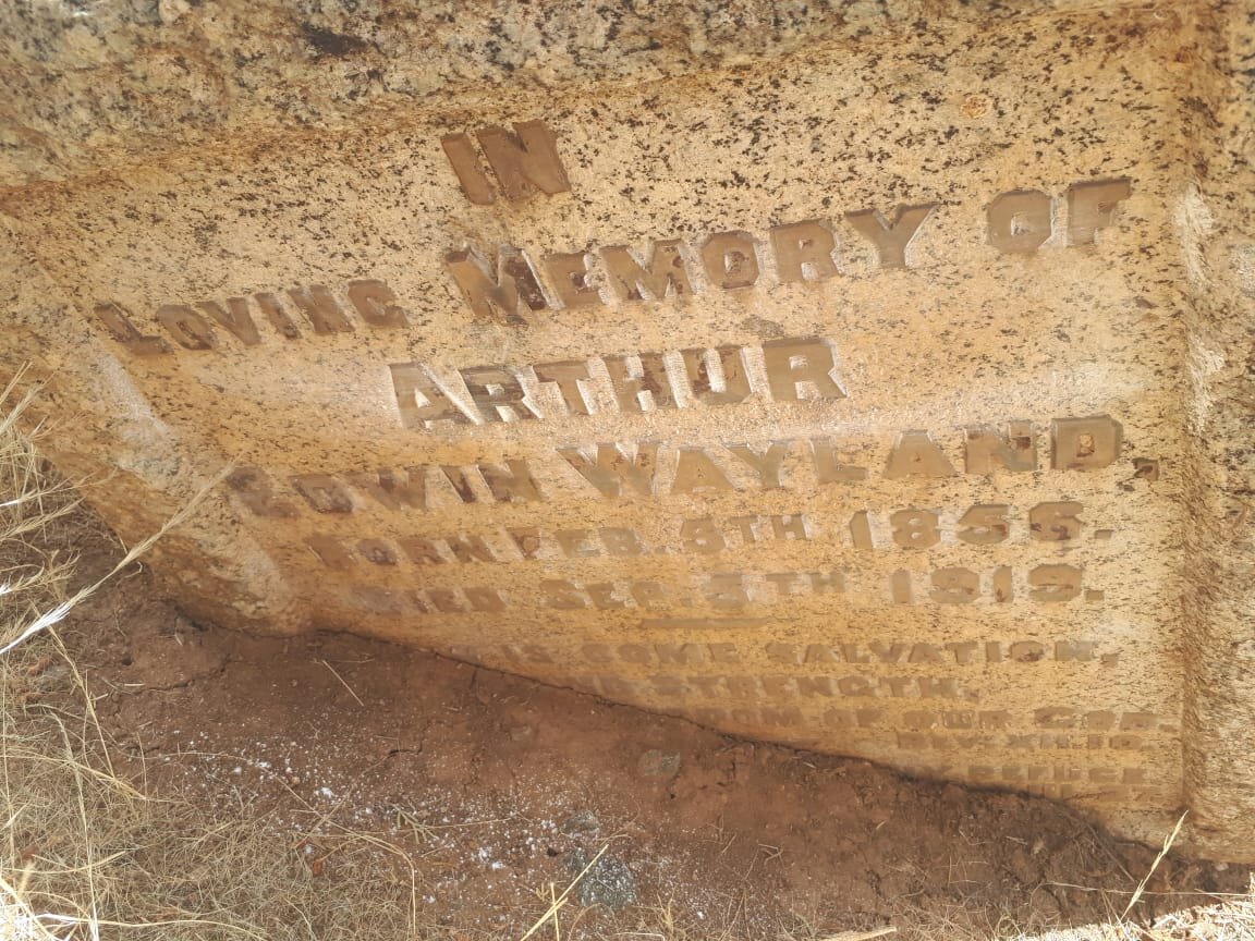 WAYLAND Arthur ?win 1856-1919