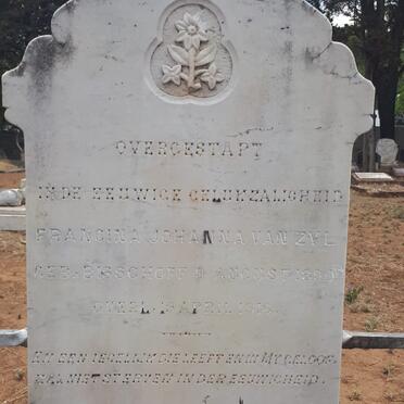 ZYL Francina Johanna, van nee BISSCHOFF 1890-1916