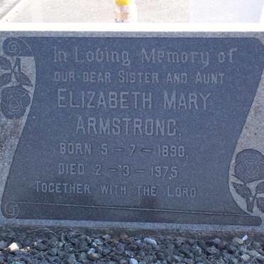 ARMSTRONG Elizabeth Mary 1890-1975
