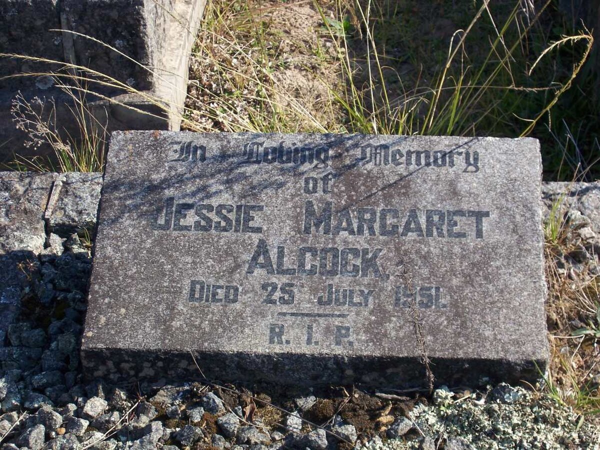 ALCOCK Jessie Margaret -1951