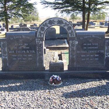 ACTON Michael Ernest 1889-1980 &amp; Ada Evelyn 1890-1959