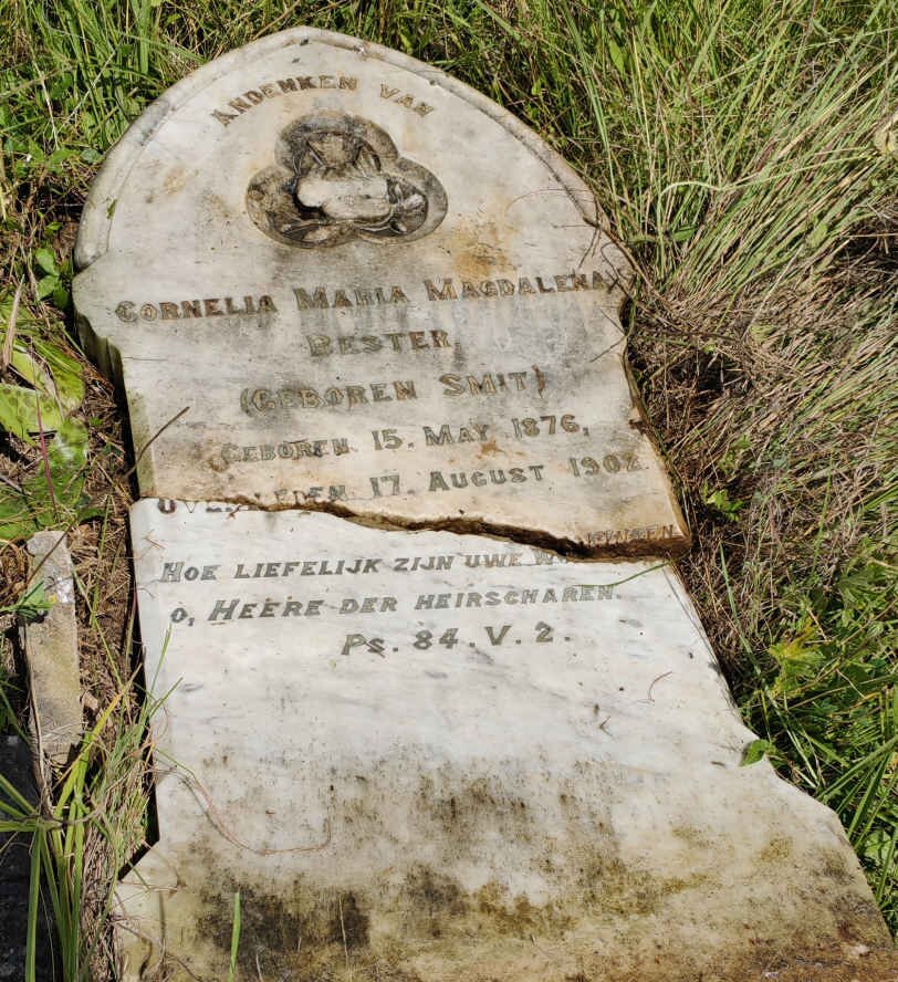 BESTER Cornelia Maria Magdalena nee SMIT 1876-1902