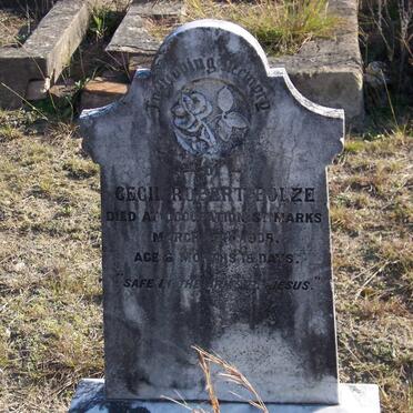 BÖLZE Cecil Robert -1905