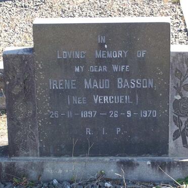 BASSON Irene Maud nee VERCUEIL 1897-1970