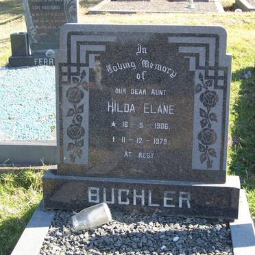 BUCHLER Hilda Elane 1906-1979