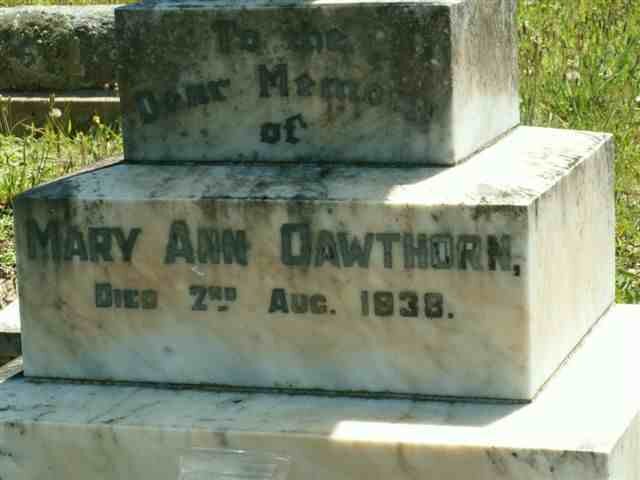 CAWTHORN Mary Ann  -1938