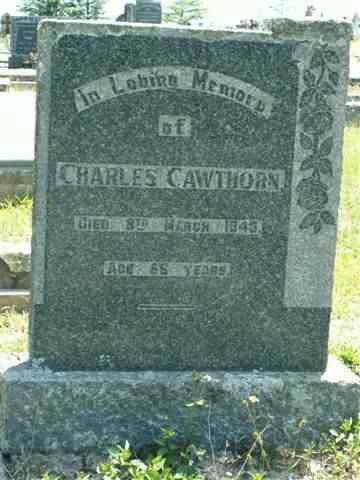 CAWTHORN Charles  -1943