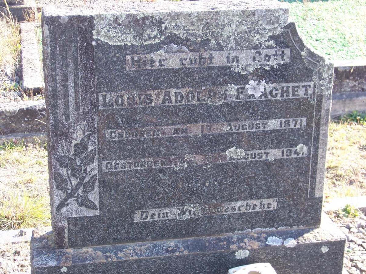 FRACHET Louis Adolph 1871-194?