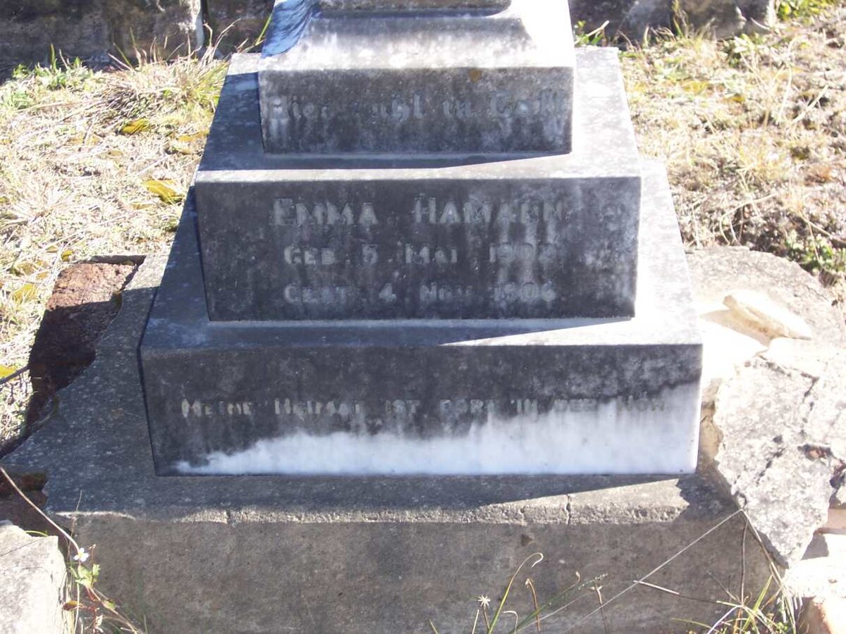 HAMANN Emma 1902-1906