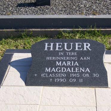 HEUER Maria Magdalena nee CLASSEN 1915-1990