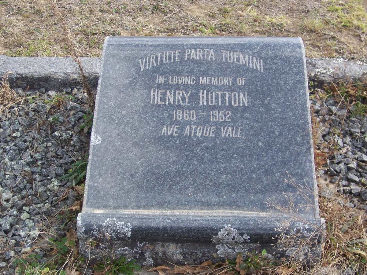 HUTTON Henry 1860-1952