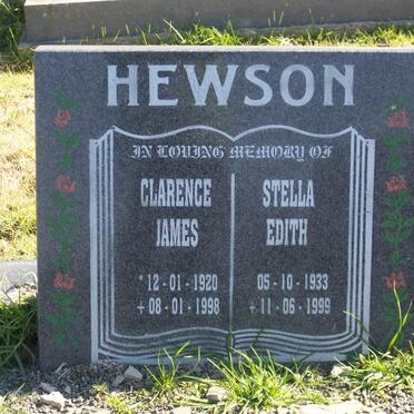 HEWSON Clarence James 1920-1998 &amp; Stella Edith 1933-1999