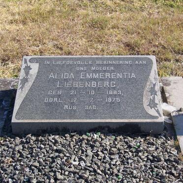 LIEBENBERG Alida Emmerentia 1883-1975