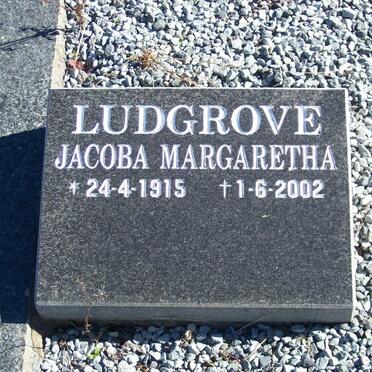 LUDGROVE Jacoba Margaretha 1915-2002