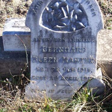 MANTHE Bernhard Ruben 1915-1916