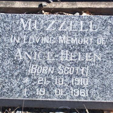 MUZZELL Anica Helen nee SCOTT 1910-1961