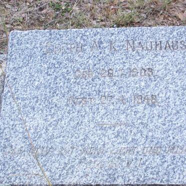 NAUHAUS Edith A.K. 1919-1948