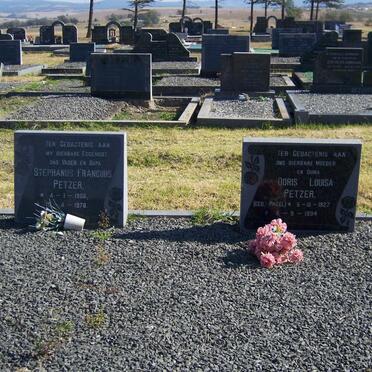 PETZER Stephanus Francous 1906-1978 &amp; Doris Louisa PAGEL 1927-1994